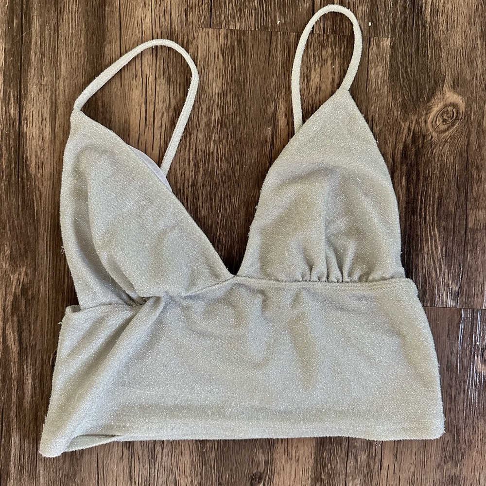 Urban Outfitters Silver Tank